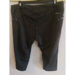 Patagonia Leggings Womens Extra Large Gray Shorts Drawstring Workout